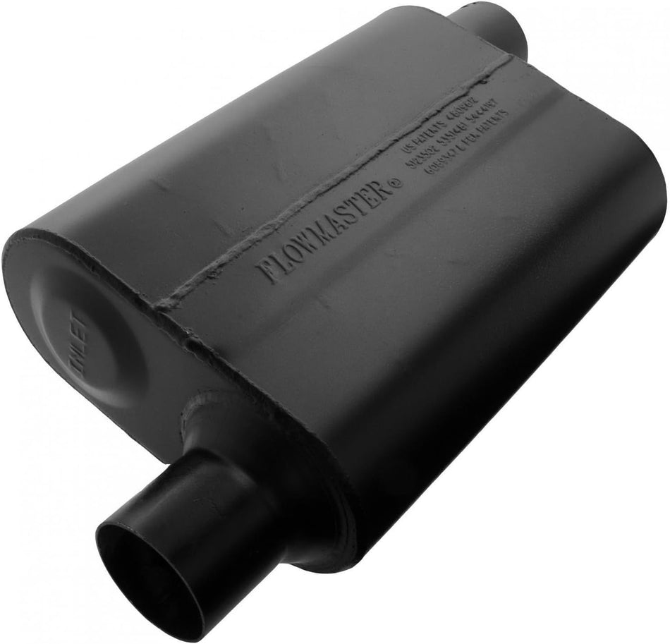 Flowmaster 942548 Super 44 Series 2.50" Offset In and Out 16-Gauge Aluminized Steel Opposite Side Offset Muffler