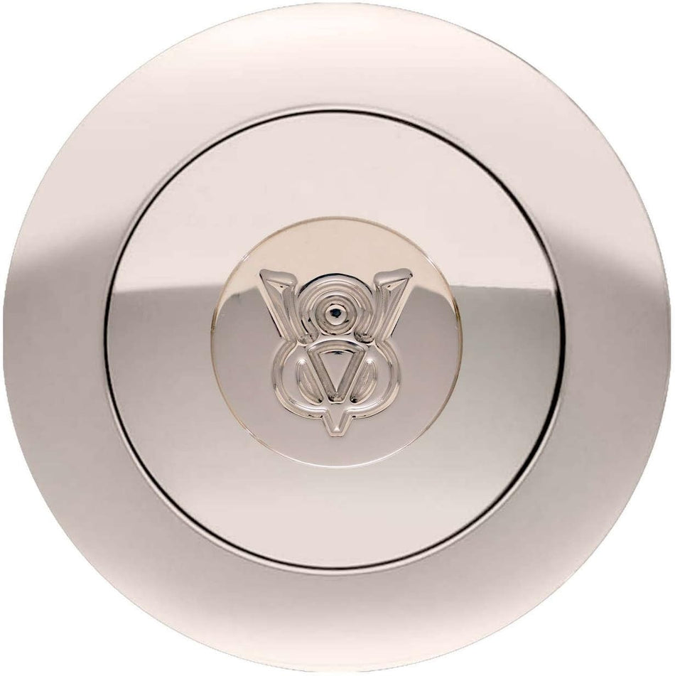 GT Performance 11-1143 Horn Button with V-8 Emblem, Large