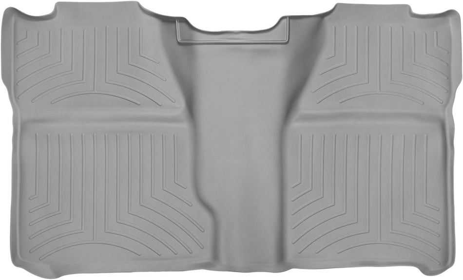 WeatherTech Custom Fit Rear FloorLiner for Chevrolet Silverado Crew Cab, Grey