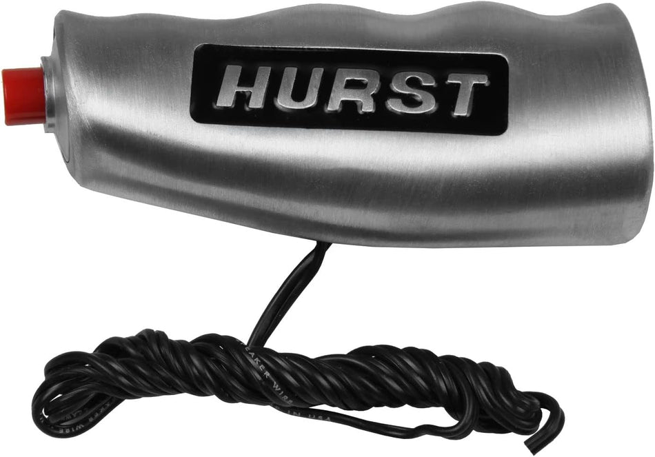 Hurst 1530010 Universal "T" Handle with Button, Brushed Aluminum