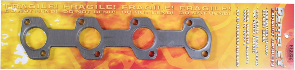 Remflex 3022 Exhaust Gasket for Ford V8 Engine, (Set of 2)