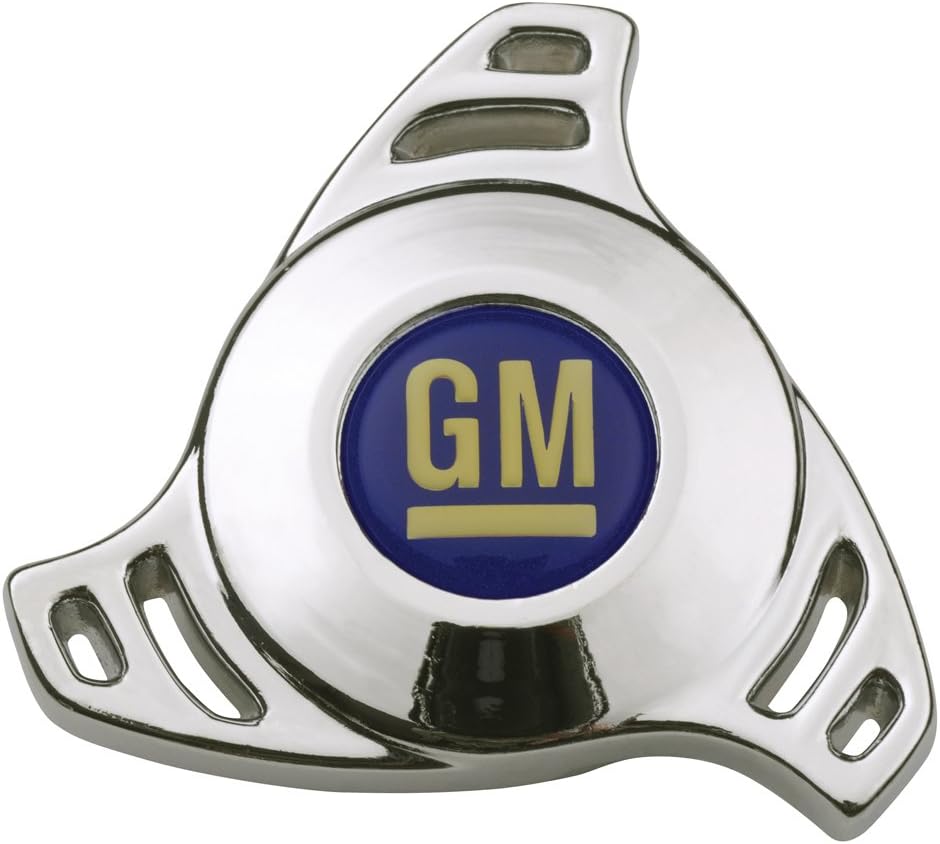 Proform 141-332 Chrome Air Cleaner Wing Nut with Small Hi-Tech GM Logo for 1/4-20" Thread