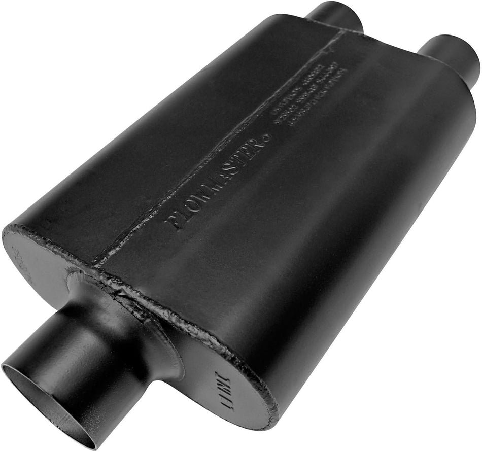 Flowmaster 9430472 Super 44 Muffler - 3.00 Center IN / 2.25 Dual OUT - Aggressive Sound