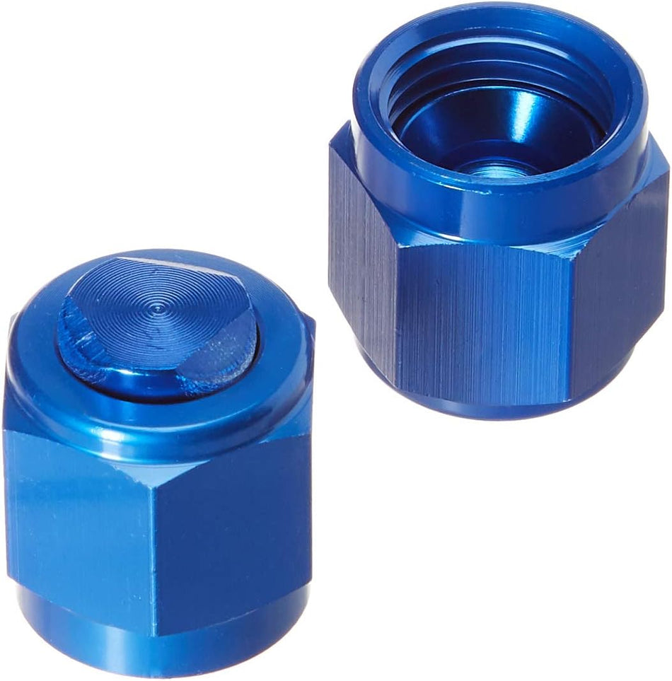 06FLARE CAP NUT BLUE