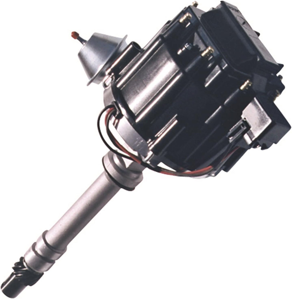 Proform 66941BKU Chevy HEI Electronic Racing Distributor With Coil, Black Cap, Unpolished