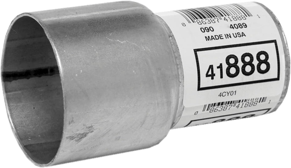 Walker Exhaust 41888 Exhaust Reduction Pipe 2.25" Inlet (Inside) 1.875" Outlet (Outside),Silver