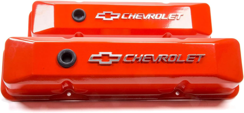 Proform 141-120 SBC Chevy Orange Diecast (V/C's Raised Emblem)