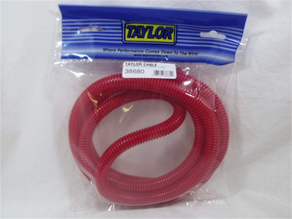 Taylor Cable 38680 Red Convoluted Tubing