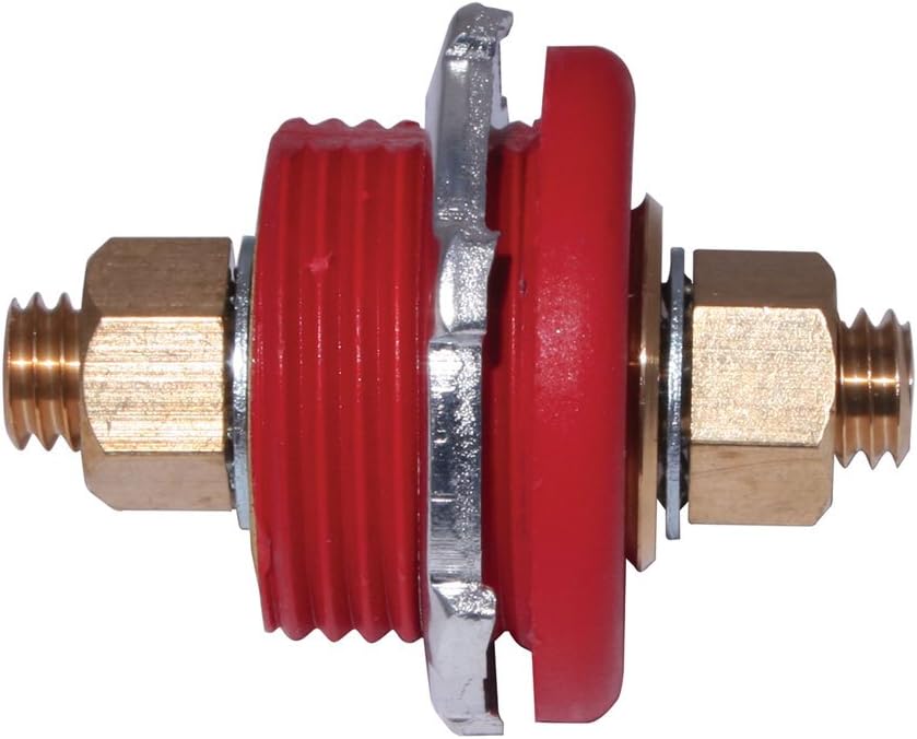 Moroso 74144 Red Thru Panel Connector