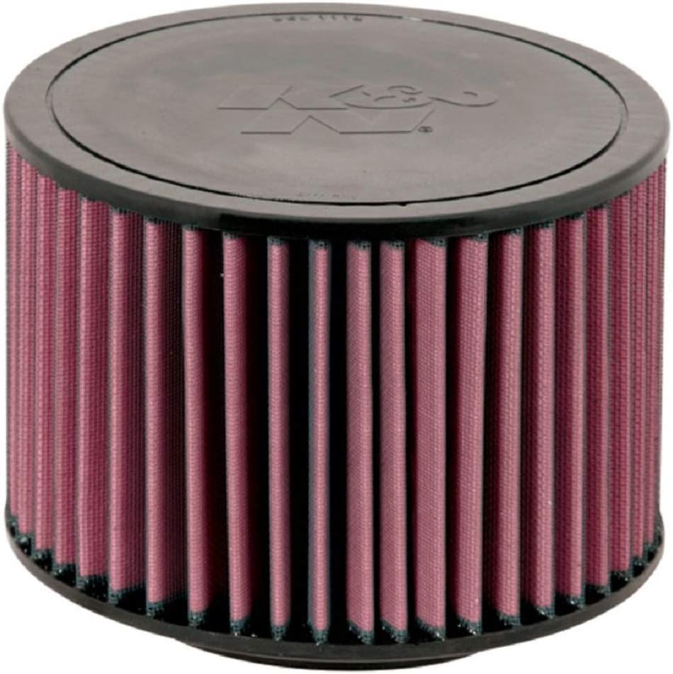 K&N Engine Air Filter: High Performance, Premium, Washable, Replacement Filter: 2005-2017 TOYOTA/FORD (Hilux, Fortuner, Hilux Vigo, Vigo, Ranger), E-2296, Heather Red