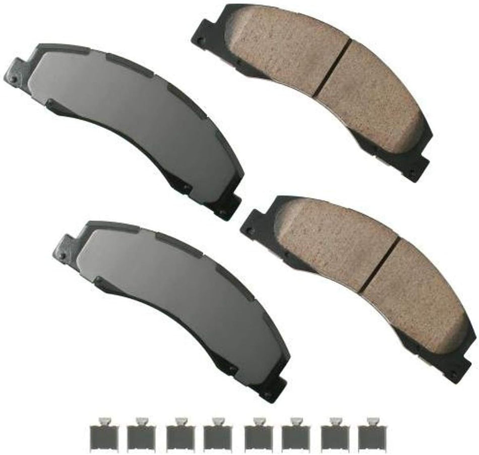 Akebono ASP1328 Performance Ultra Premium Ceramic Disc Brake Pad Kit