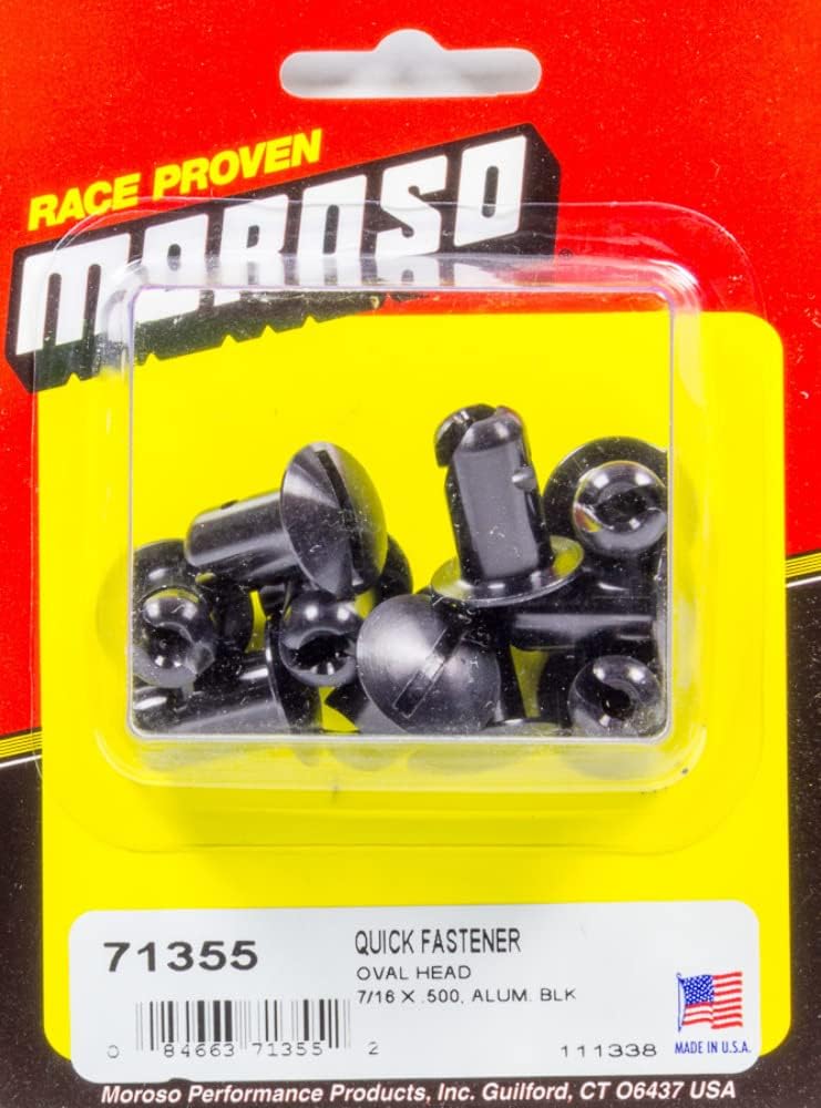 Moroso 71355 Oval Head Quickfastener (7/16 x .500), 1 Pack