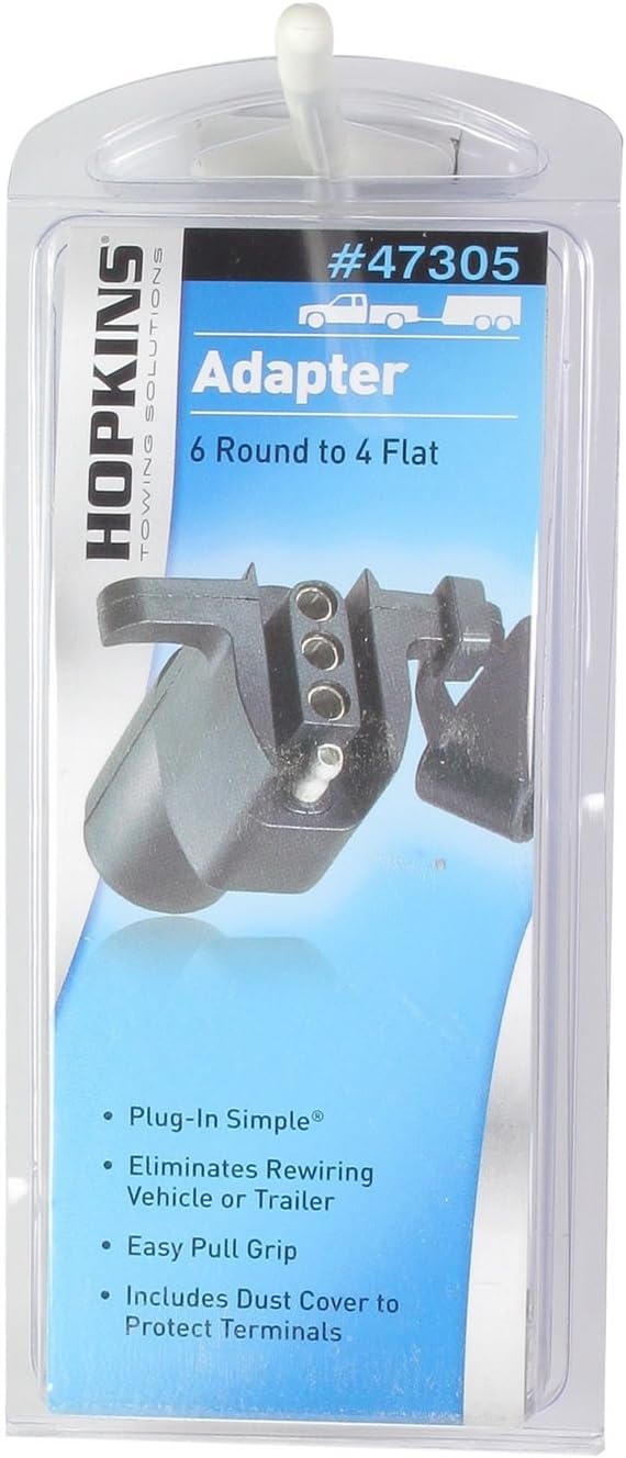 Hopkins 47305 4 Wire Flat Adapter