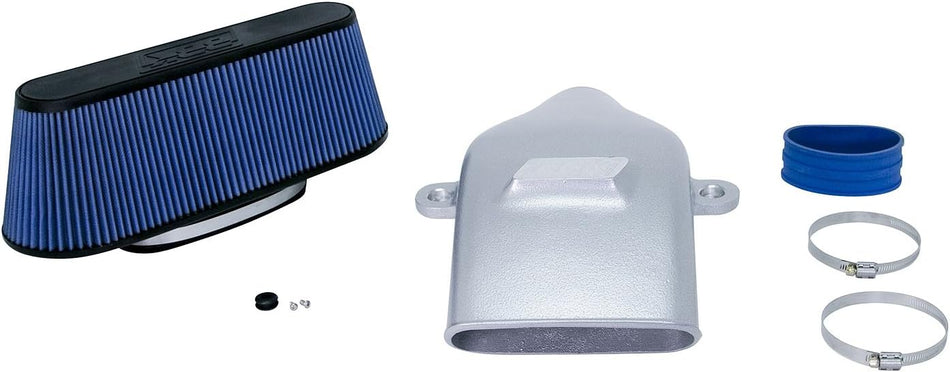 BBK 1749 Cold Air Intake System - Power Plus Series Performance Kit for Corvette C6 - Titanium Silver Powdercoat Finish