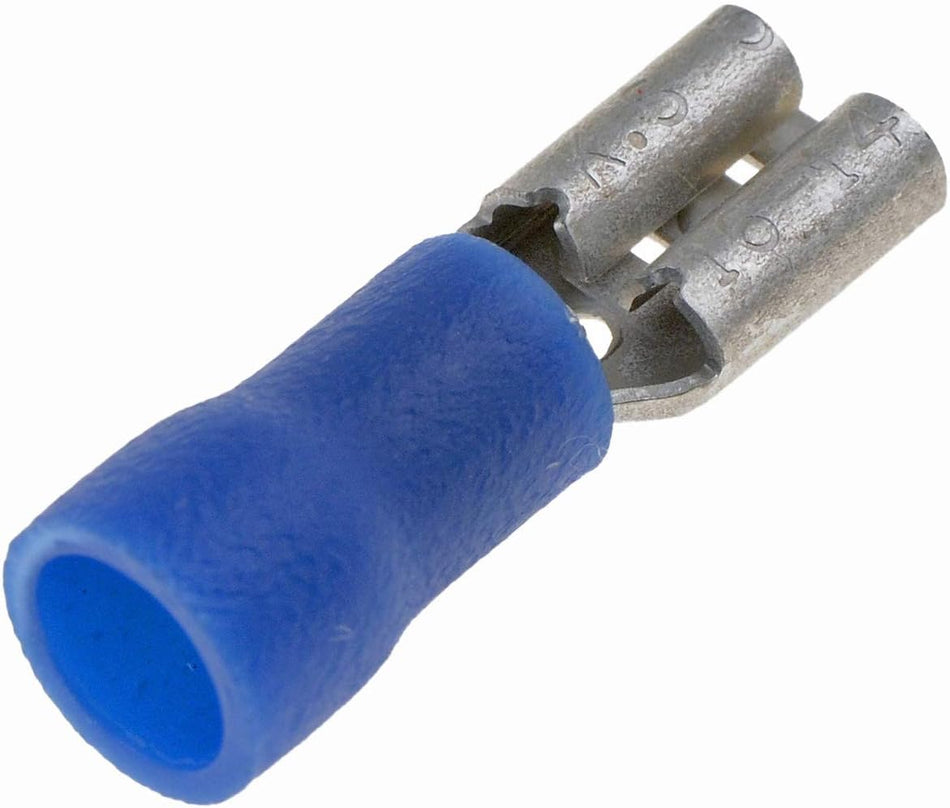 Dorman 85446 16-14 Gauge Female Disconnect, .187 In., Blue (Pack of 20)