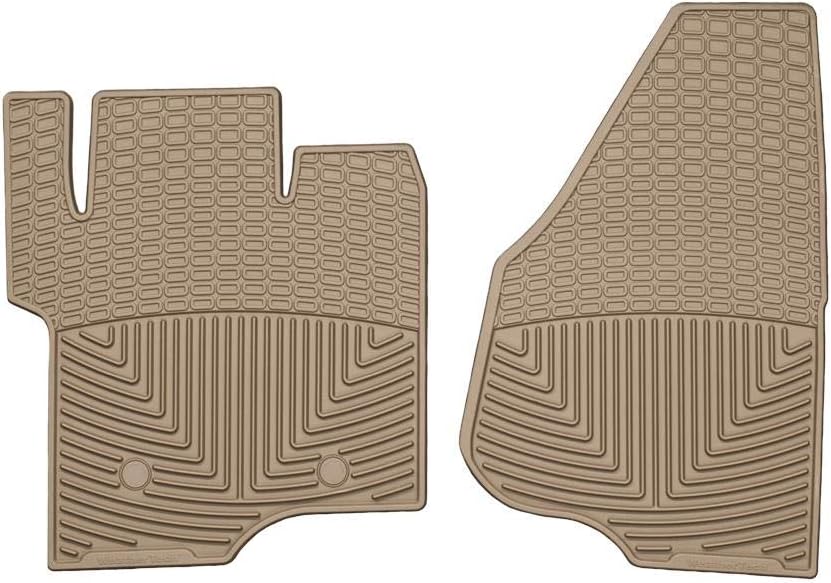 WeatherTech Trim to Fit Front Rubber Mats for Ford Super Duty, Tan
