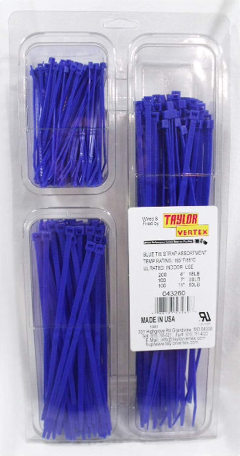 Taylor Cable 43260 Blue Wire Tie Assortment Kit