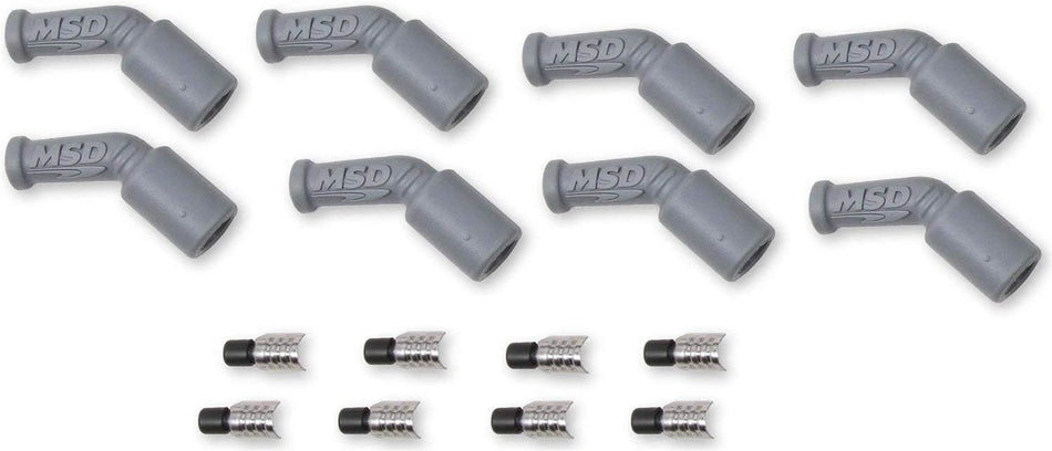 MSD LS1, 45 Degree Boots & Terminals Set of 8