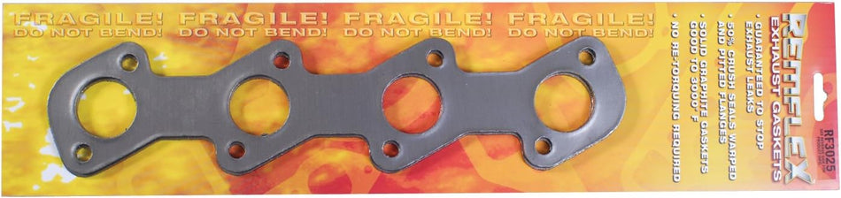 Remflex 3025 Exhaust Gasket for Ford V8 Engine, (Set of 2)