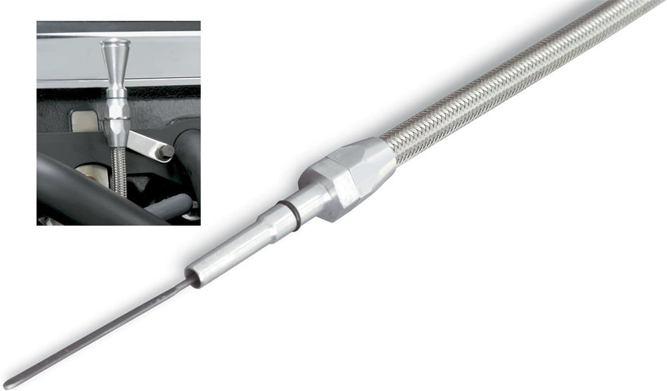 Lokar ED-5019 Flexible Engine Dipstick with Stainless Housing for LS1 Series