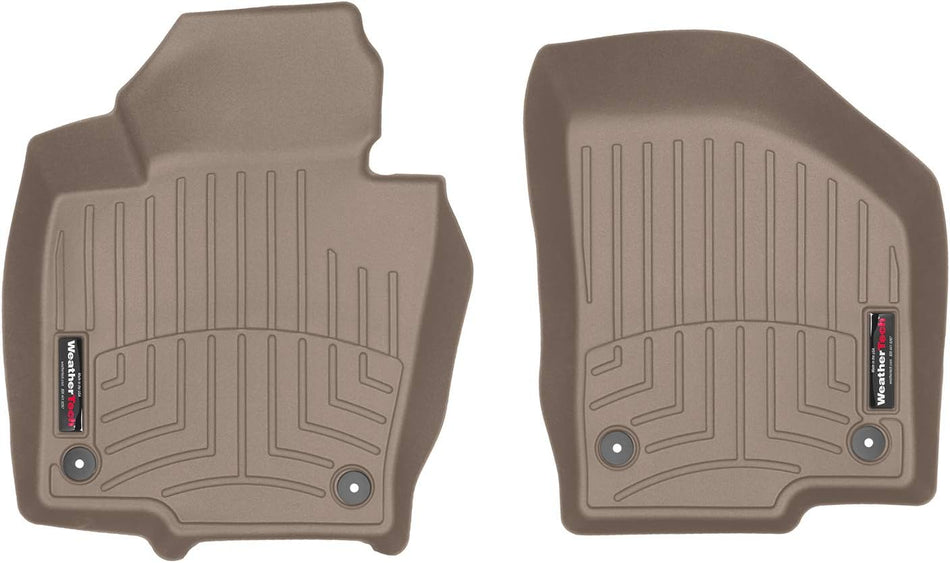 WeatherTech Custom Fit Front FloorLiner for Volkswagen CC, Tan