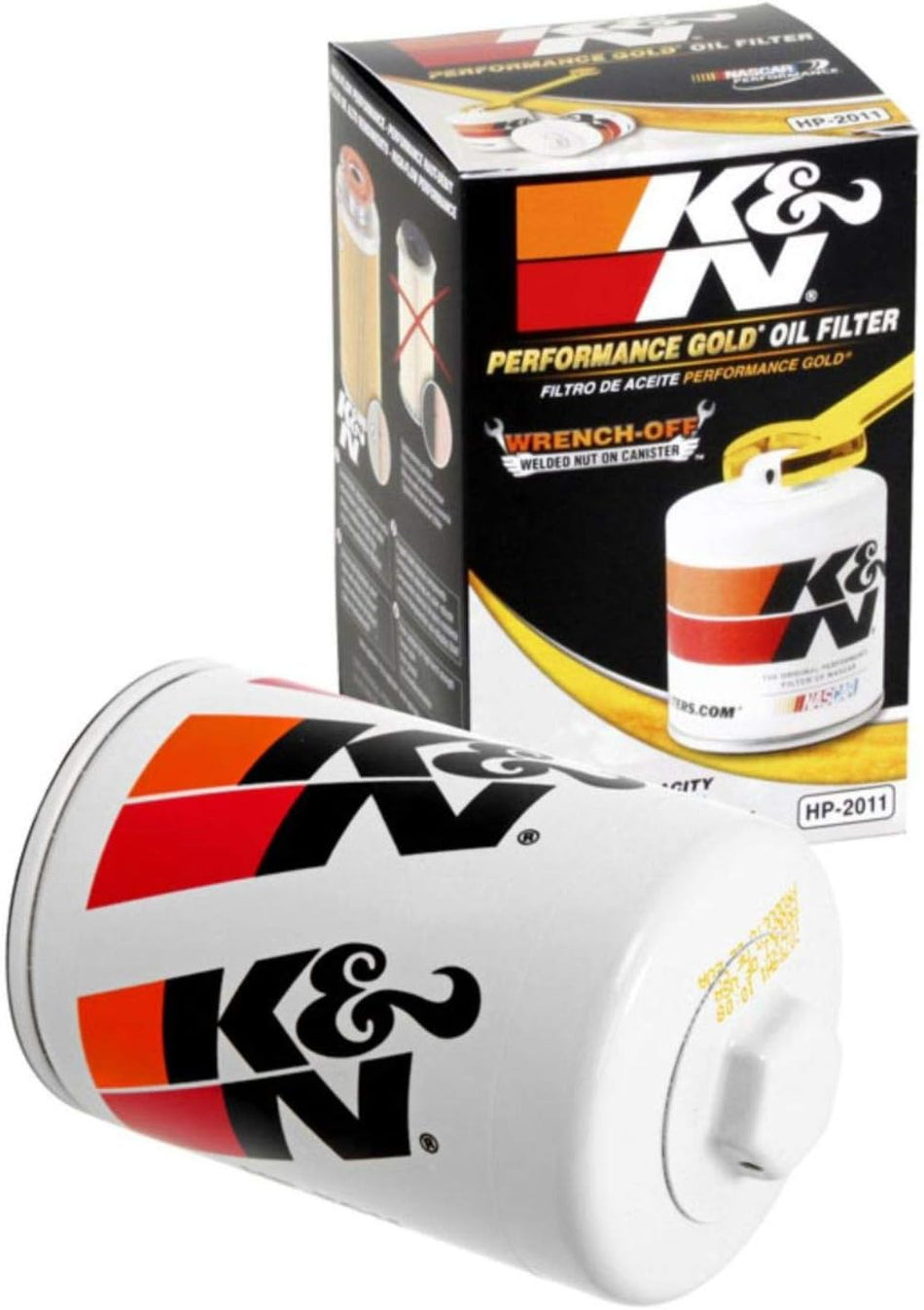 K&N Premium Oil Filter: Designed to Protect your Engine: Fits Select BUICK/CADILLAC/CHEVROLET/FORD Vehicle Models (See Product Description for Full List of Compatible Vehicles), HP-2011