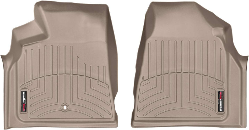 WeatherTech Custom Fit Front FloorLiner for GMC Acadia, Tan