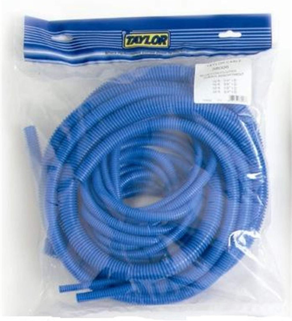 Taylor Cable 38006 Blue Pre-Packaged Convoluted Tubing Assortment