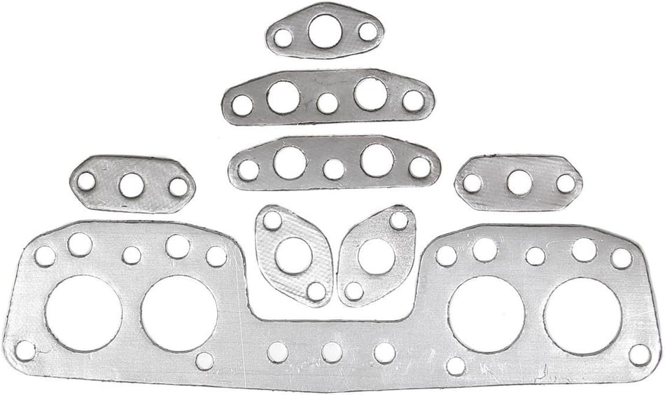 Remflex 7003 Exhaust Gasket for Toyota L4 Engine, (Set of 8)