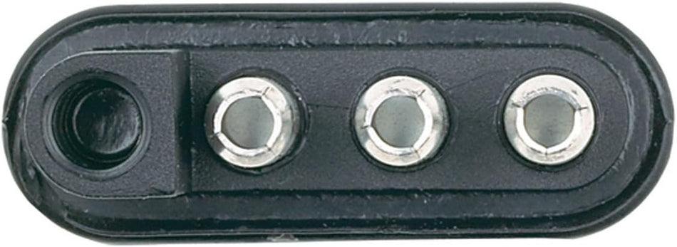 Hopkins 48105 4 Wire Flat Trailer End Connector with Splice Connectors