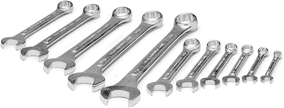 Performance Tool W1065 12-Piece SAE Wrench Set with Rack