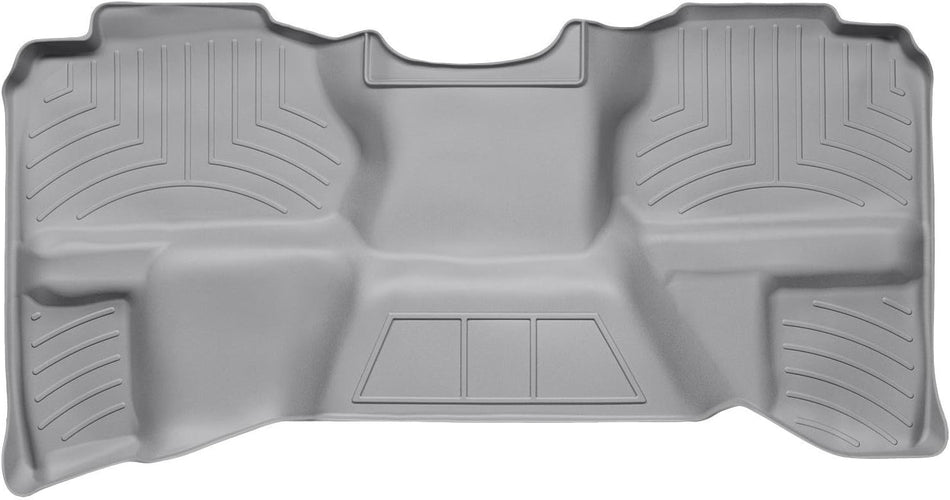 WeatherTech Custom Fit Rear FloorLiner for Chevrolet Silverado Extended Cab, Grey