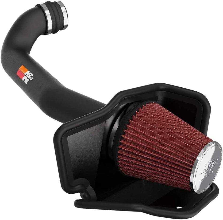K&N Cold Air Intake Kit: High Performance, Guaranteed to Increase Horsepower: 2011-2015 Jeep/Dodge (Grand Cherokee, Durango) 3.6L V6, 77-1560KTK