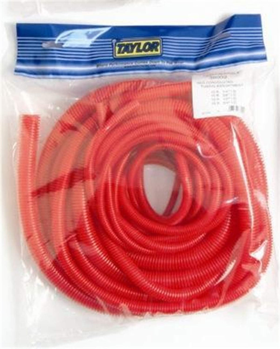 Taylor Cable 38002 Red Pre-Packaged Convoluted Tubing Assortment