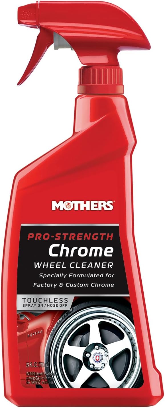 Mothers 5824 Pro-Strength Chrome Wheel Cleaner, 24 fl. oz.
