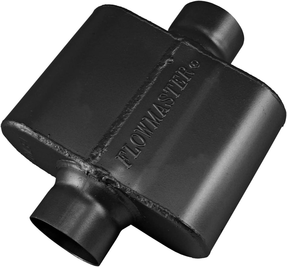 Flowmaster 325108 10 Series Race Muffler - 2.50 Center IN / 2.50 Center OUT - Aggressive Sound