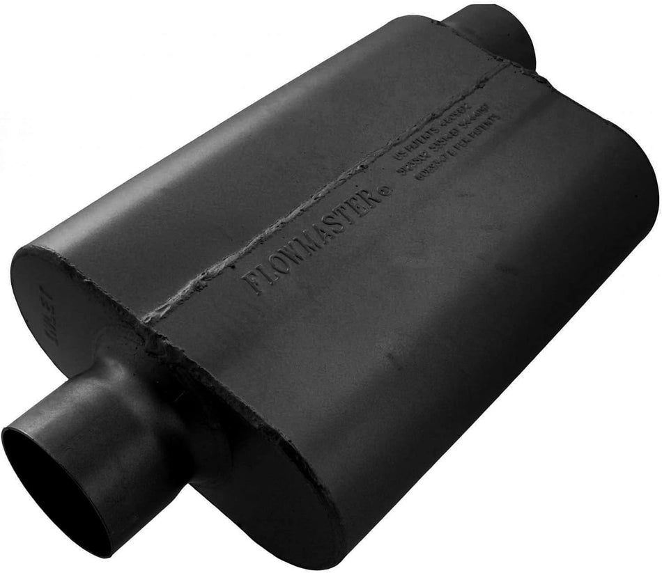 Flowmaster 943042 40 Delta Flow Muffler - 3.00 Center IN / 3.00 Offset OUT - Aggressive Sound