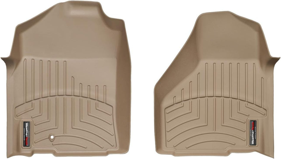 WeatherTech Custom Fit Front FloorLiner for Dodge Ram 1500, Tan