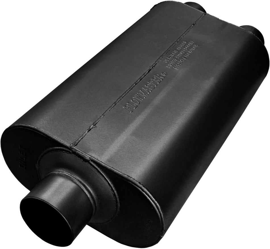 Flowmaster 9530572 50 H.D. Muffler - 3.00 Center IN / 2.50 Dual OUT - Moderate Sound