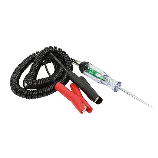 Performance Tool W2991 Computer Safe Logistic Probe (6/12/24 Volt) With 10' Recoil Cord