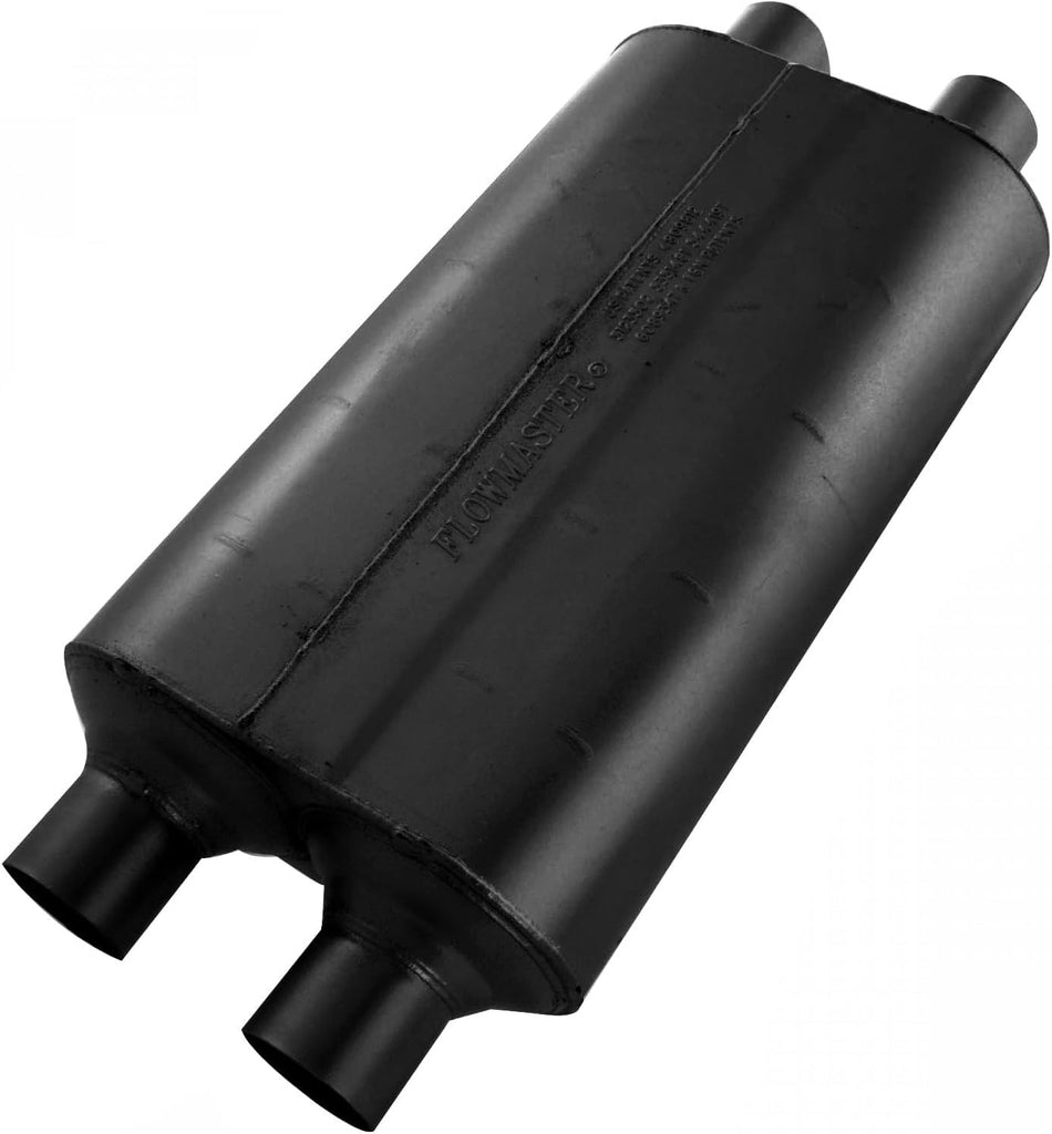 Flowmaster 524554 Super 50 Muffler - 2.25 Dual IN / 2.25 Dual OUT - Moderate Sound