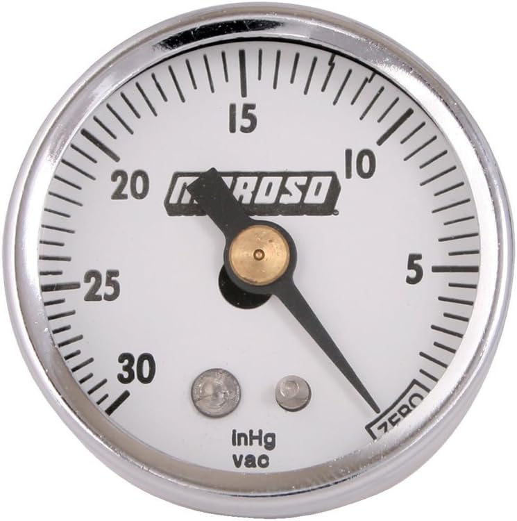 Moroso 89610 1.5" Diameter Vacuum Gauge