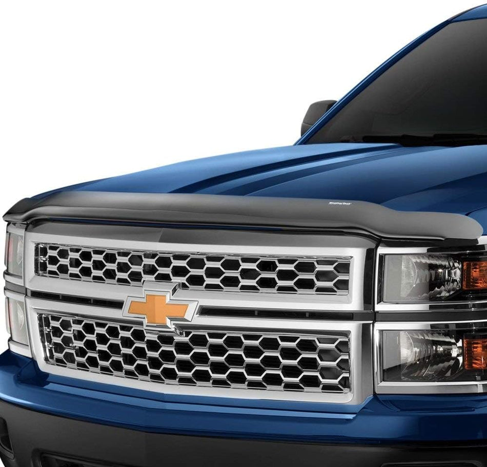 WeatherTech Custom Fit Stone & Bug Deflector for Dodge Ram 1500, Dark Smoke