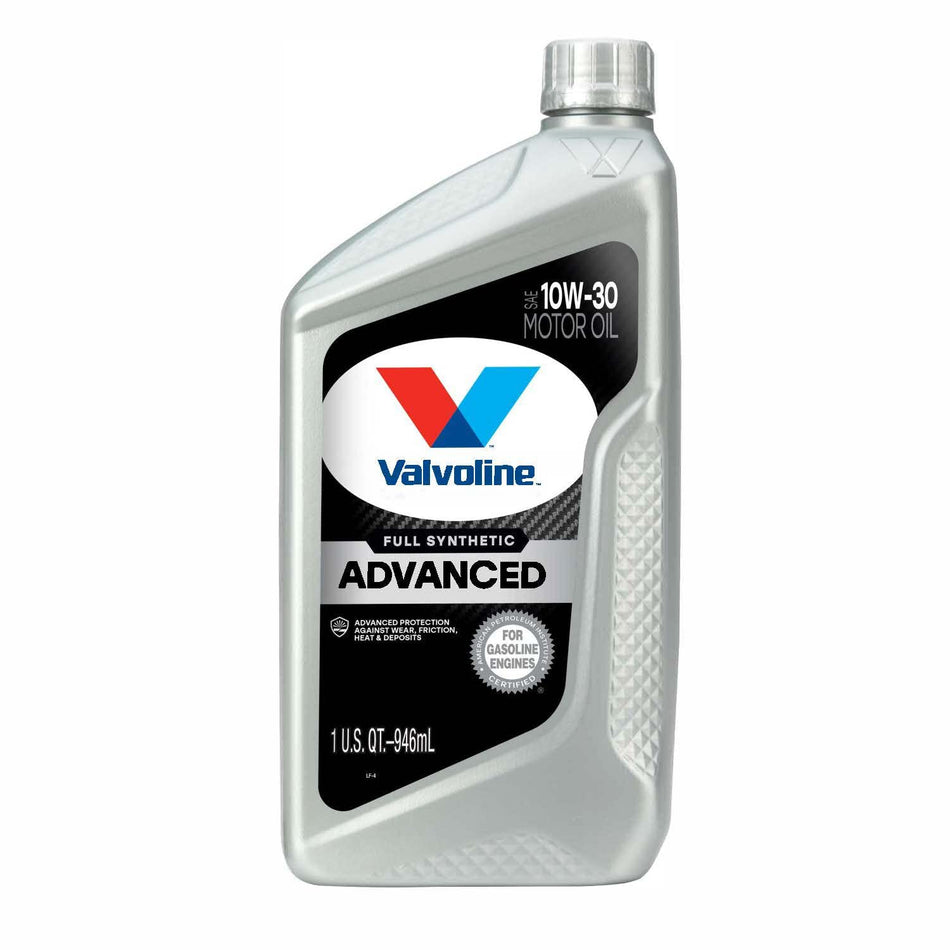 Valvoline  Advanced Full Synthetic SAE 10W-30 Motor Oil 1 QT