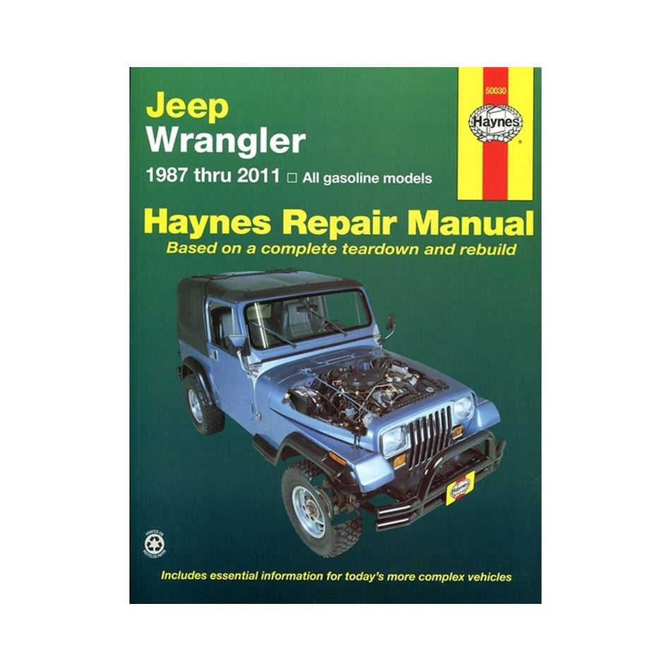 Jeep Wrangler, 1987-2008 (Haynes Repair Manual)