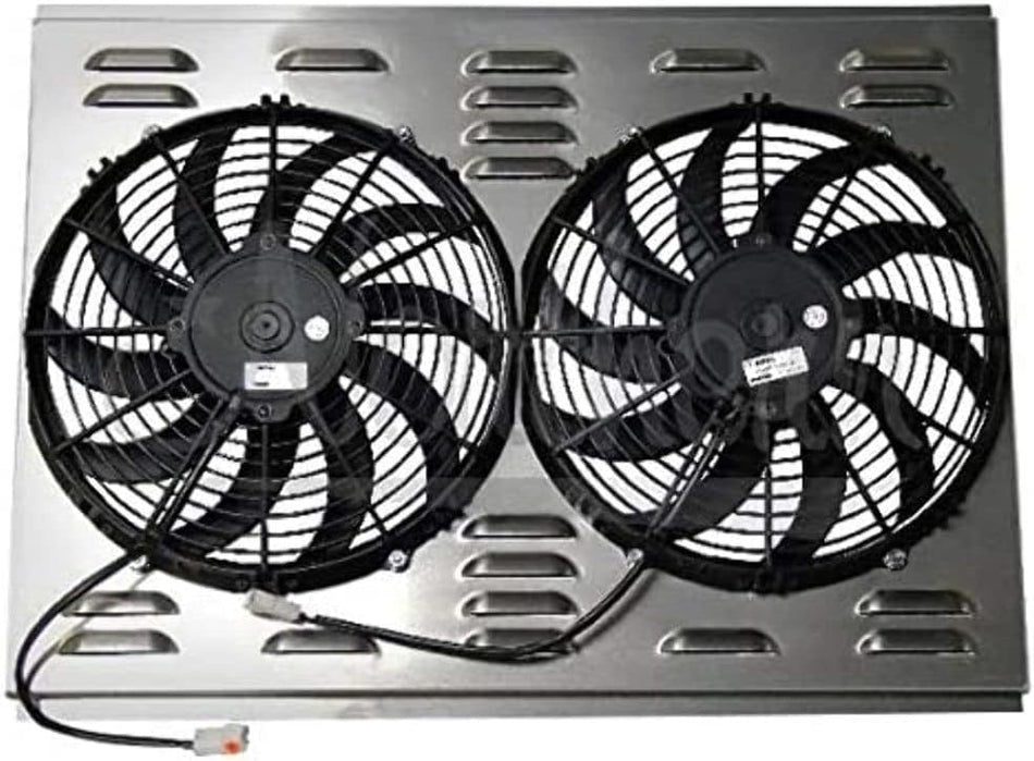 12"DUAL FAN W/SHROUD