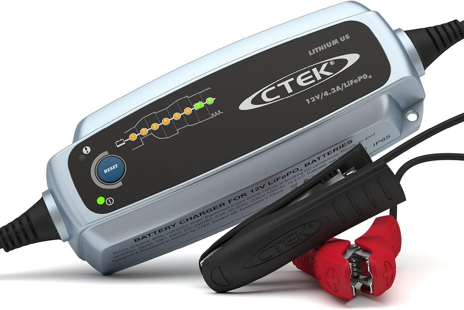 CTEK (56-926) LITHIUM US 12 Volt Fully Automatic LiFePO4 Battery Charger