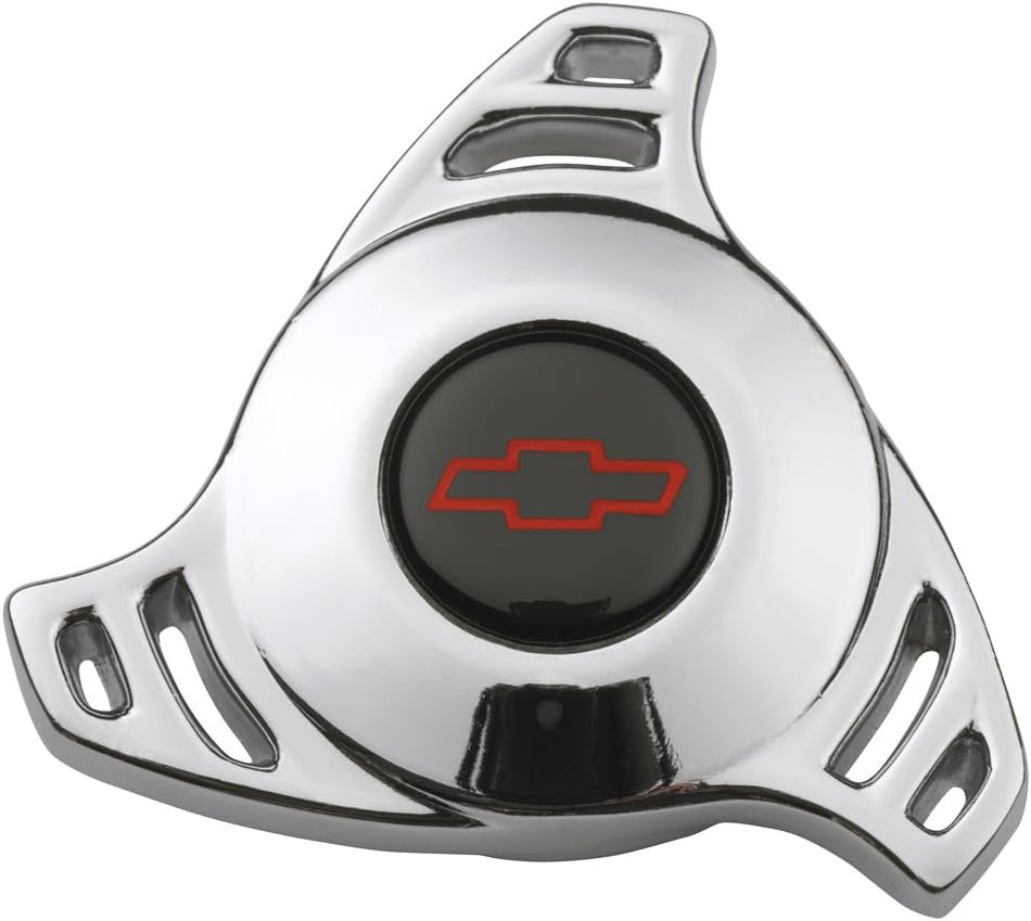 Proform 141-323 Chrome Air Cleaner Wing Nut with Large Hi-Tech Red Bowtie Logo for 1/4-20" Thread
