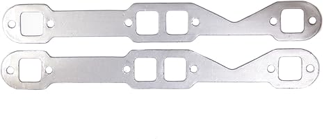 Exhaust Gasket-GM V8, SB SQ Port-Weld Bead