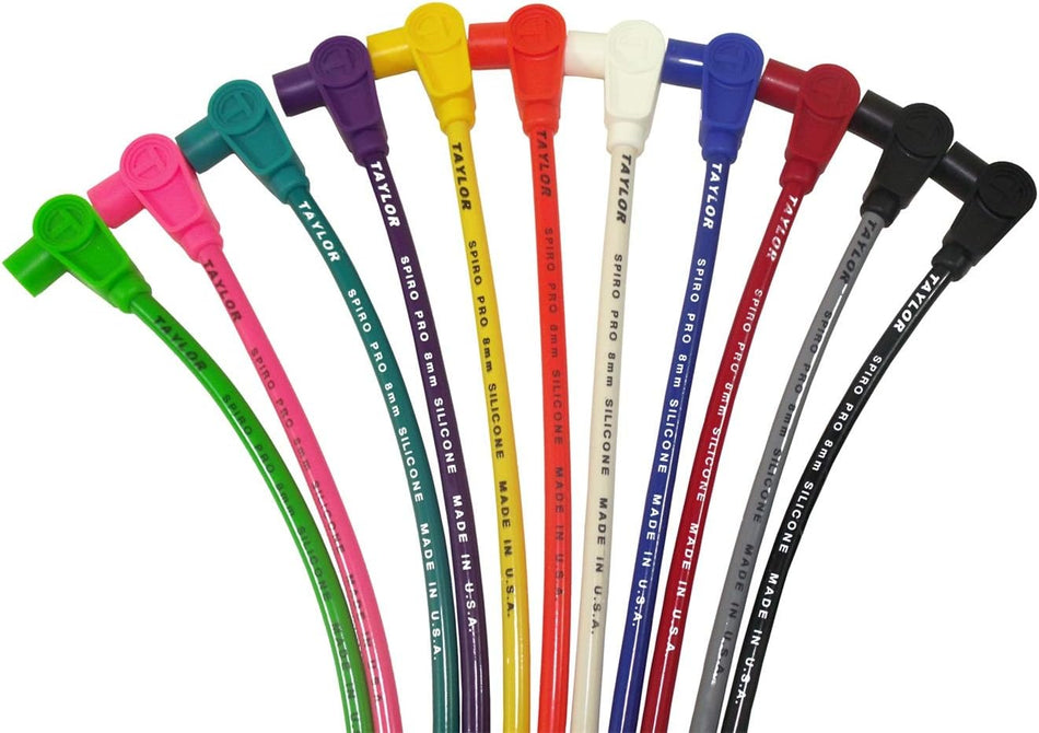 Taylor Cable 73455 Spiro-Pro Yellow Spark Plug Wire Set